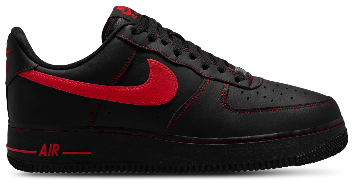 Nike Air Force 1 '07 LV8 - Men's - University Red/Black - Image 1