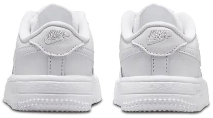 Nike Air Force 1 Low Lace 童款 - White/White - Image 3