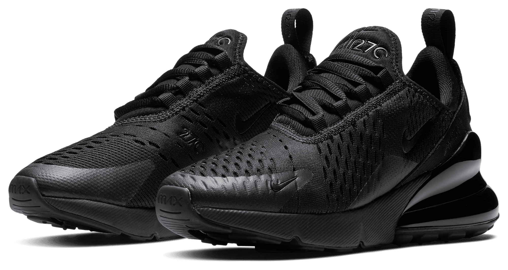 Nike Air Max 270 童款 - Black/Black/Black - Image 3