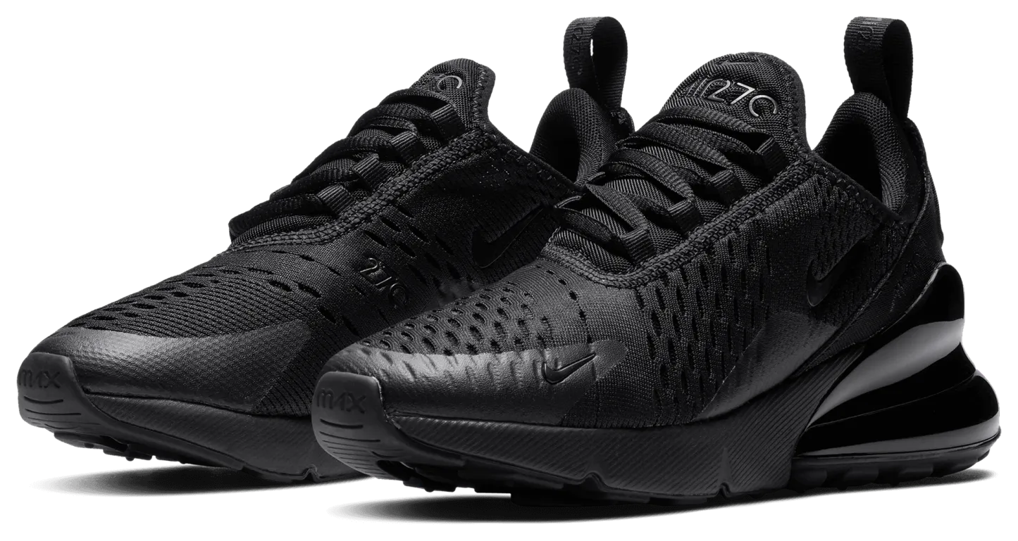 Nike Air Max 270 童款 - Black/Black/Black - Image 3