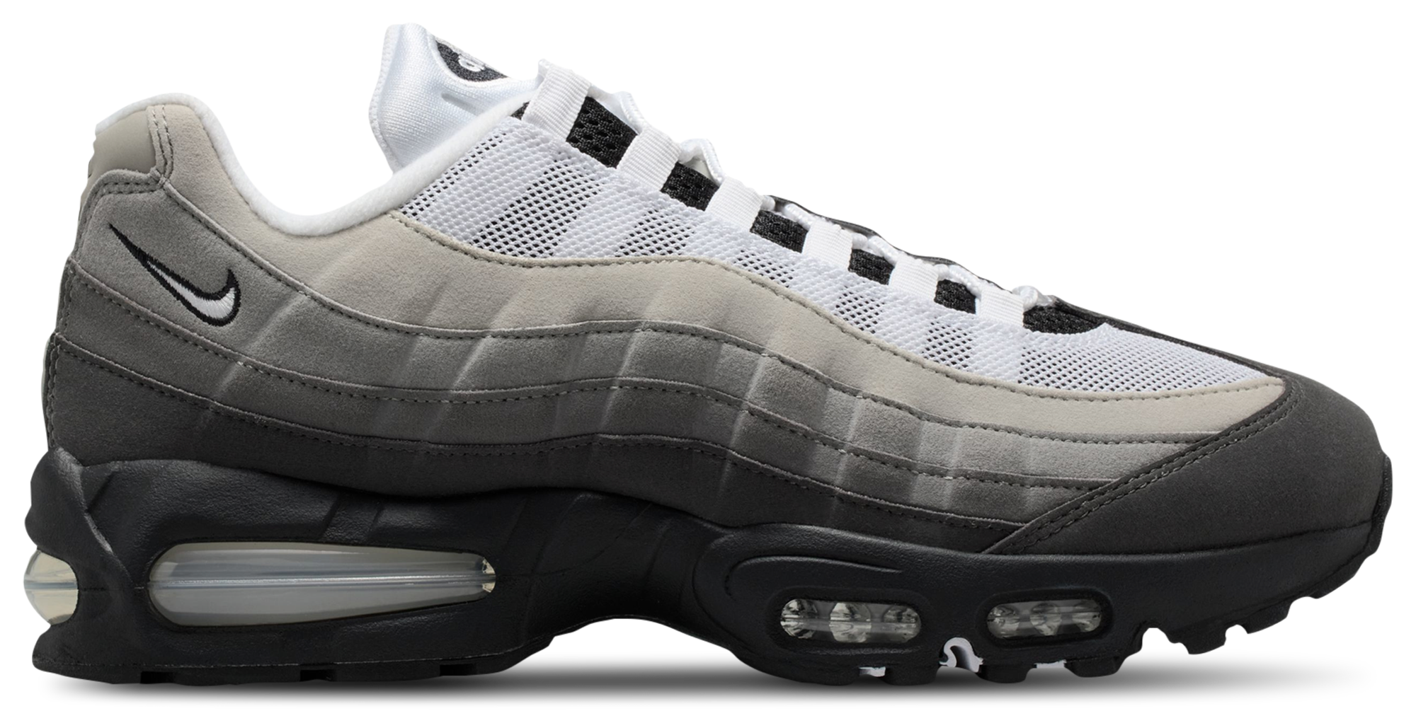 Nike Air Max 95 - Black/White/Med Ash Gray - Image 1