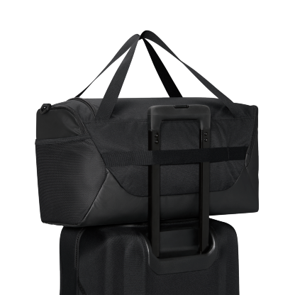 Nike Brasilia Small Duffel - Black/Black/White - Image 9