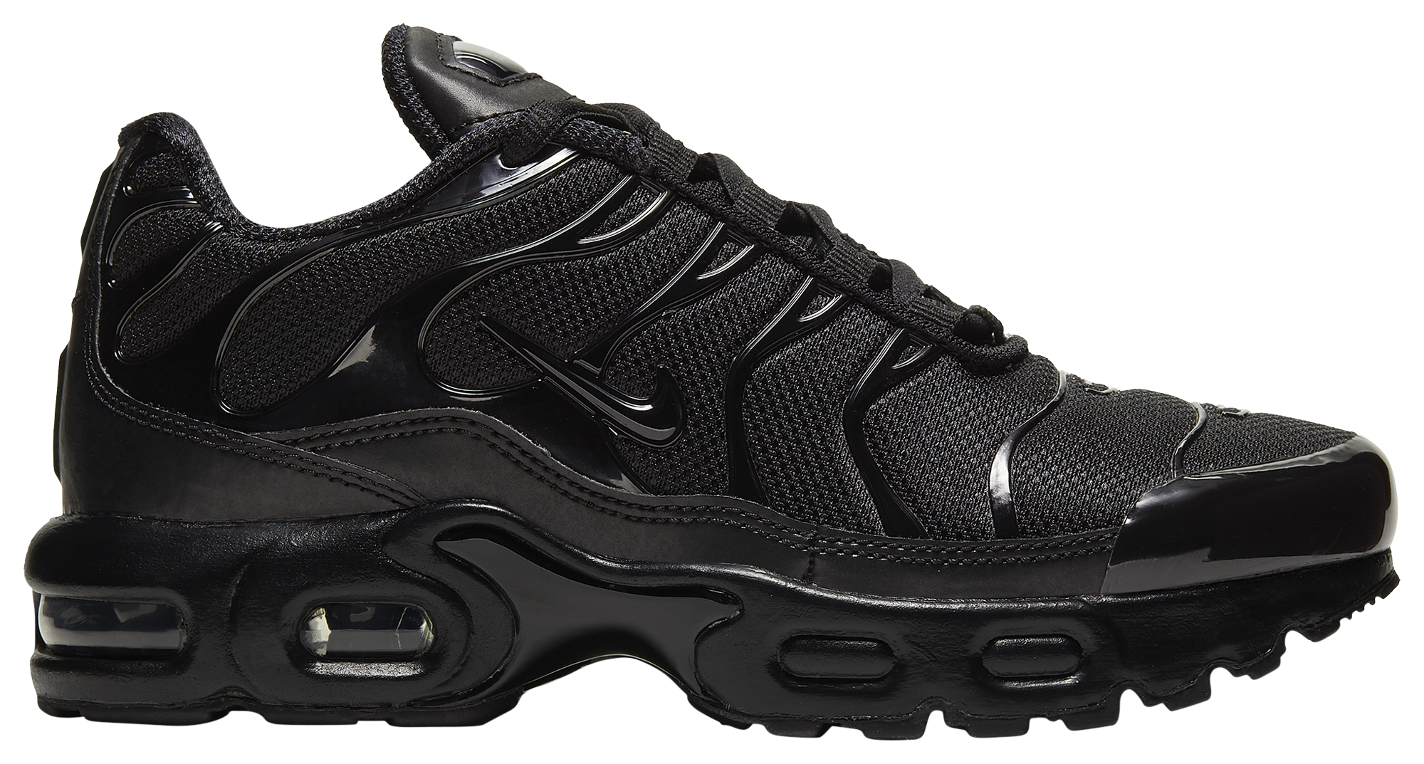 Nike Air Max Plus 童款 - Black/Black/Black - Image 1