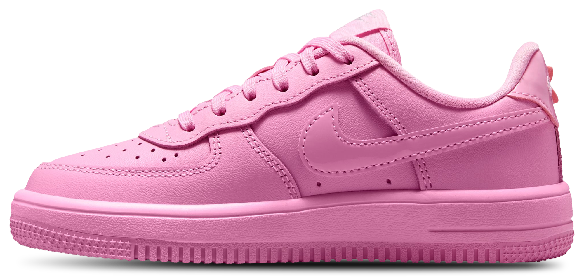 Nike Air Force 1 Low 童款 - Silver/Pink - Image 2