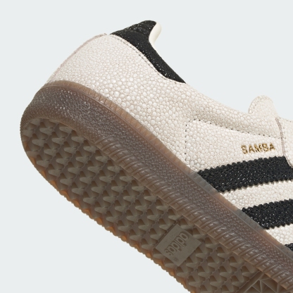 adidas SAMBA OG SHOES - Cloud White / Core Black / Gum (KJ7435) - View 8