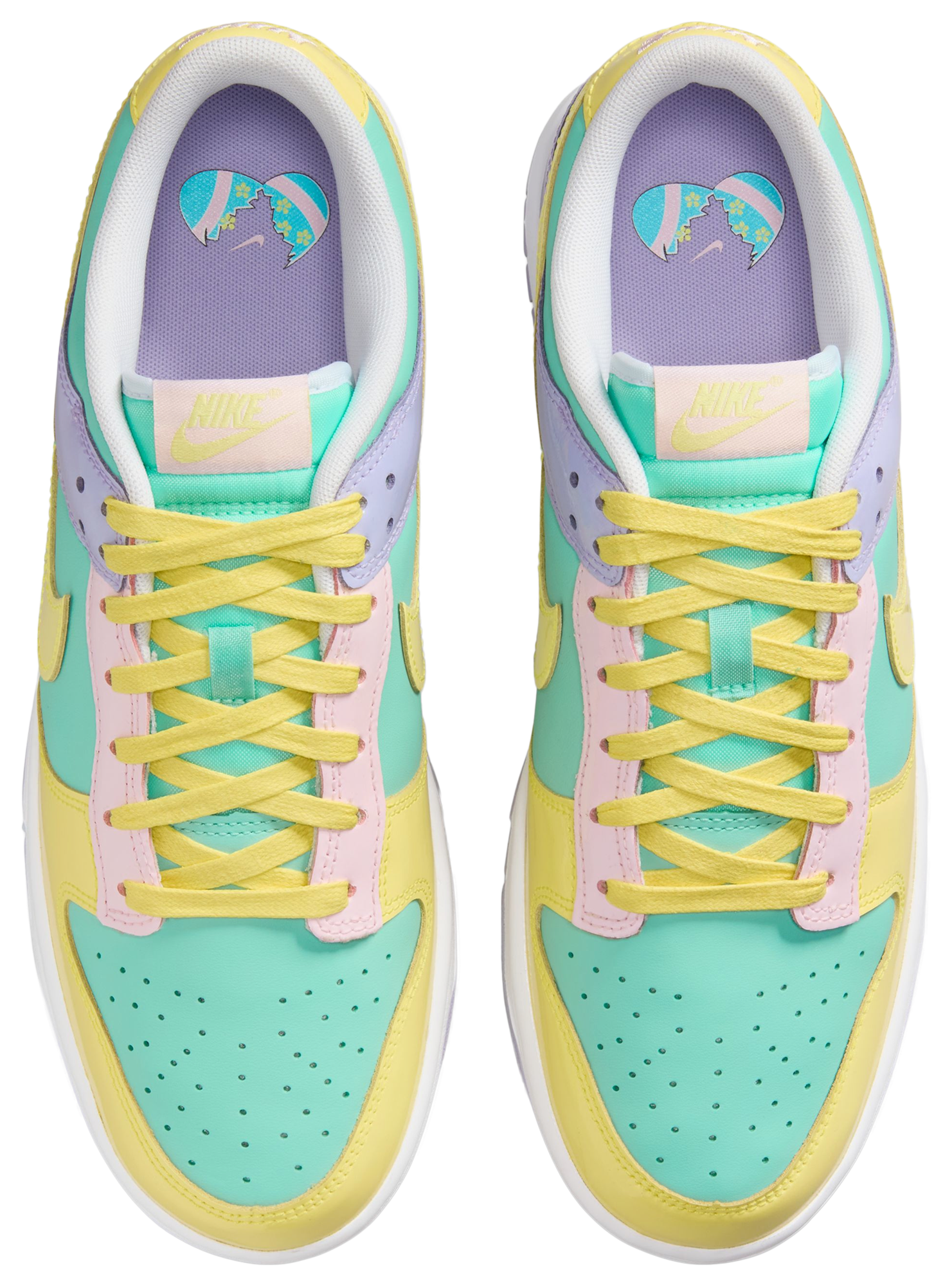 Nike Dunk Low Retro - Emerald Rise/Yellow Pulse/Hydrangeas - Image 4