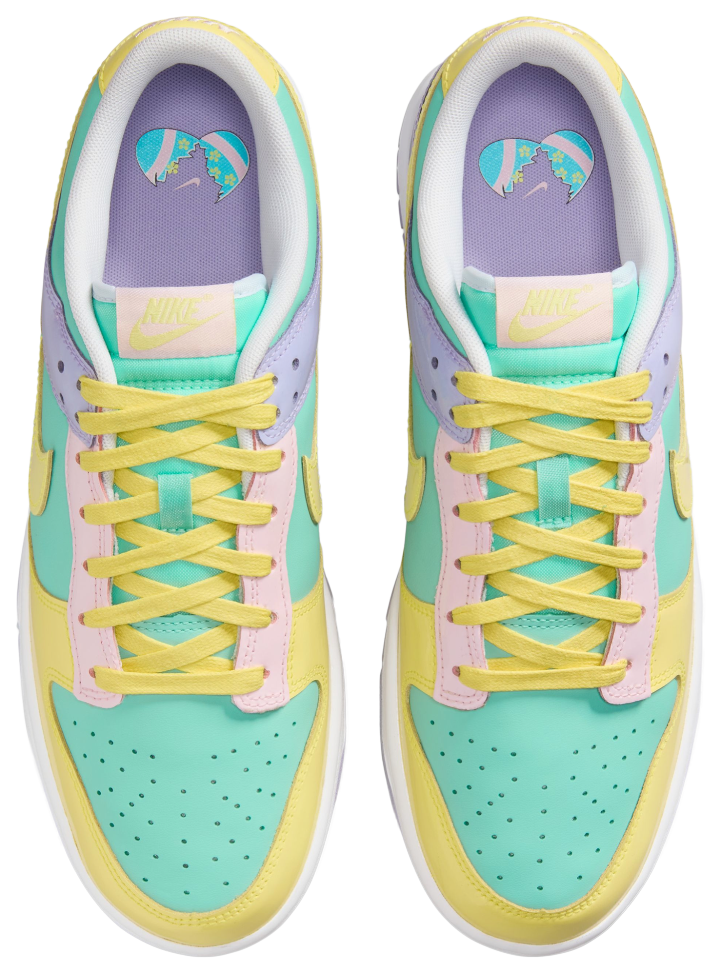 Nike Dunk Low Retro - Emerald Rise/Yellow Pulse/Hydrangeas - Image 4