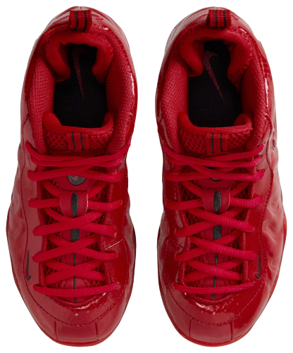 Nike Little Posite Pro 童款 - Gym Red/Black - Image 4
