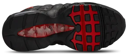 Nike Air Max 95 BB Leather 童款 - Black/Red - Image 4