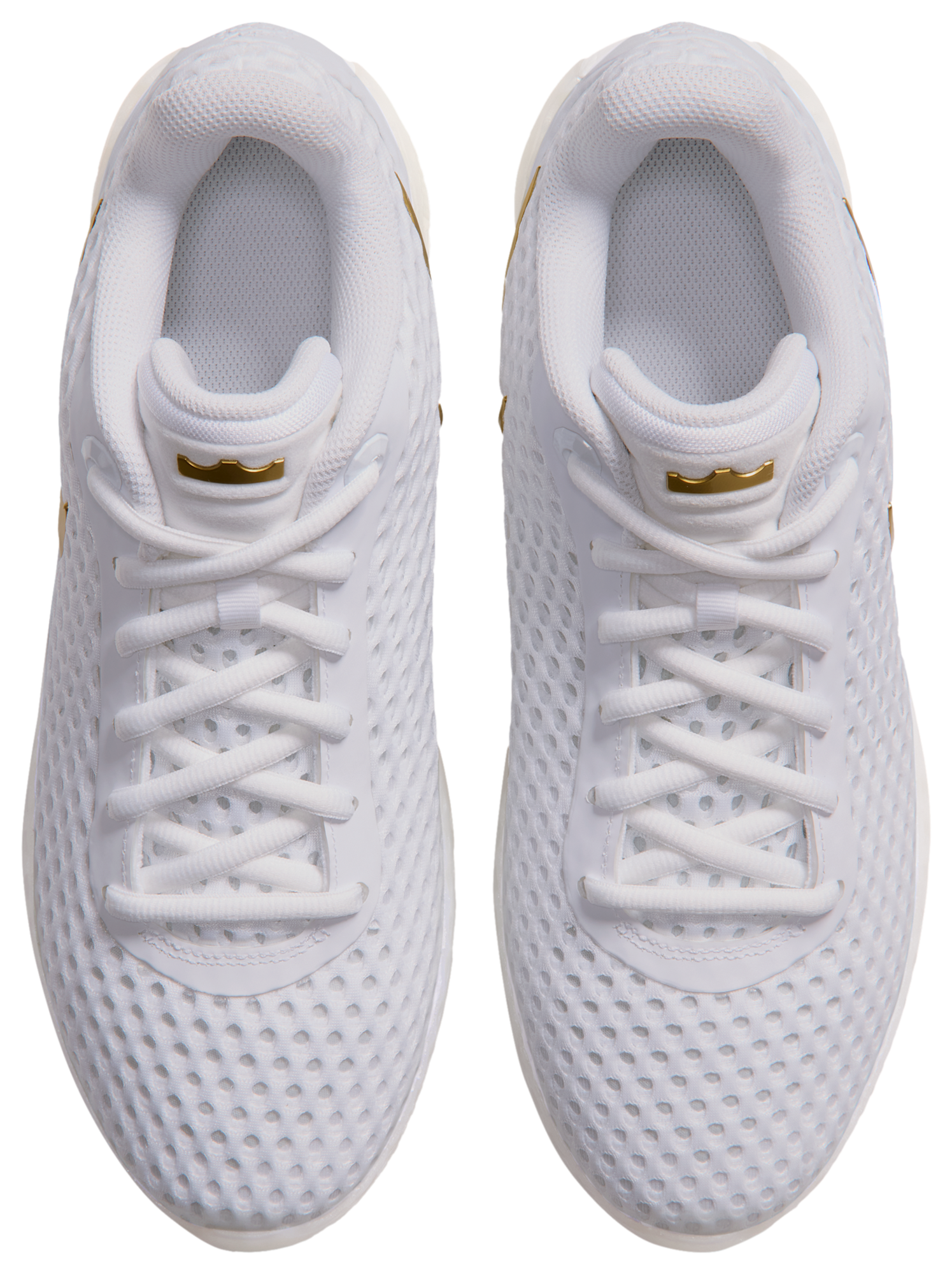 Nike Lebron Witness X - White/White/Metallic Gold - Image 4