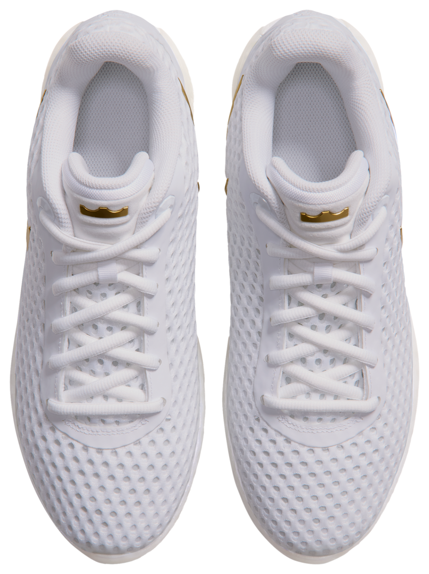 Nike Lebron Witness X - White/White/Metallic Gold - Image 4