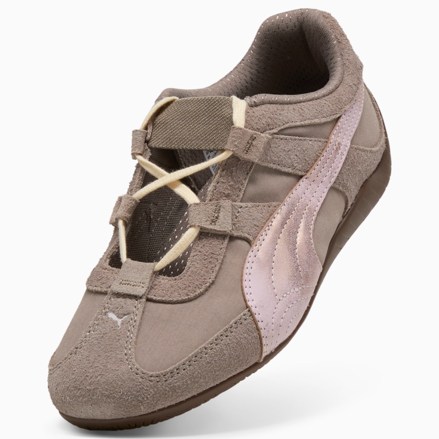 Speedcat Go Brushed Luxe Women's Sneakers - Mouse Gray-Powder Pink - 6
