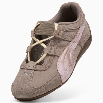 Speedcat Go Brushed Luxe Women's Sneakers - Mouse Gray-Powder Pink - 6
