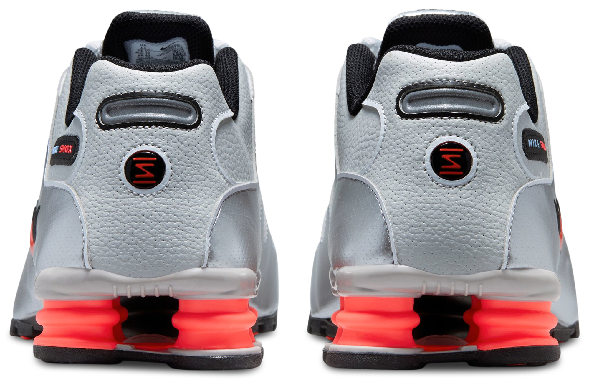 Nike Shox NZ - Silver/Gray/Red - Image 3