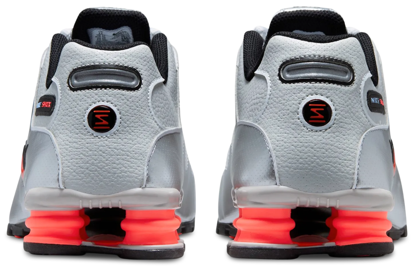 Nike Shox NZ - Silver/Gray/Red - Image 3