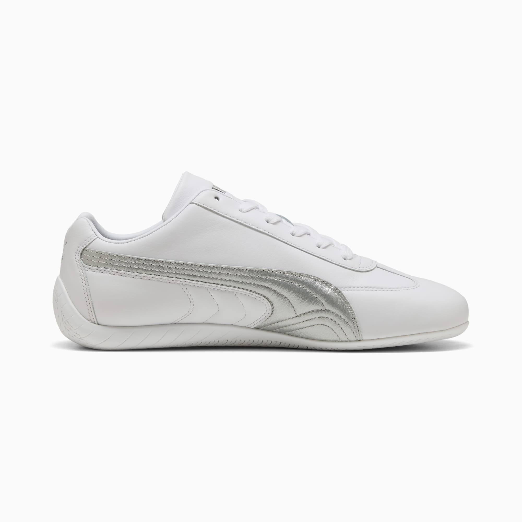 Speedcat Leather Sneakers - PUMA White-PUMA Silver - 8
