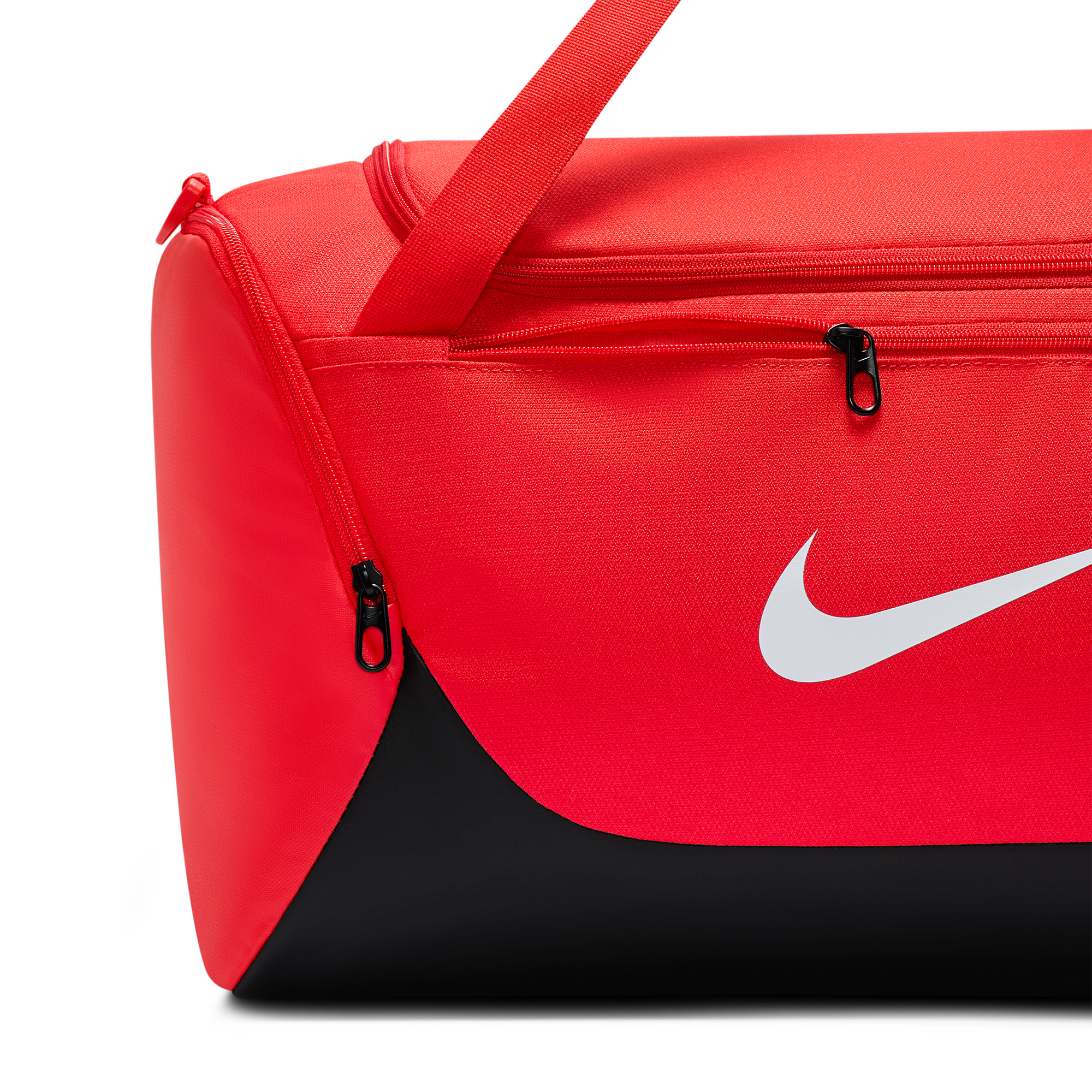 Nike Brasilia Small Duffel - University Red/Black/White - Image 6