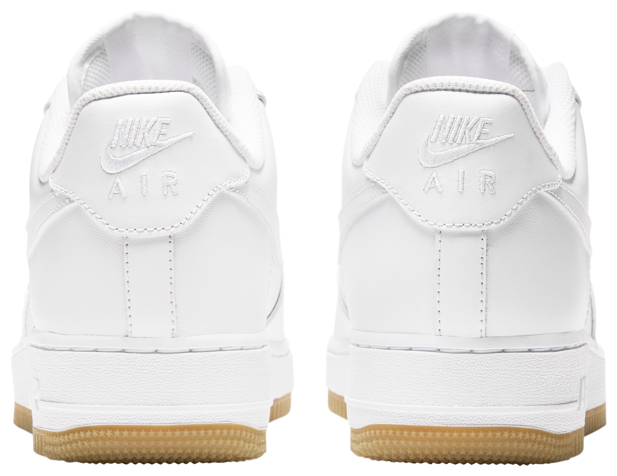 Nike Air Force 1 '07 - White/White/Brown - Image 4