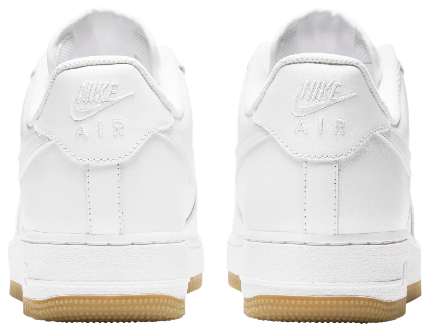 Nike Air Force 1 '07 - White/White/Brown - Image 4