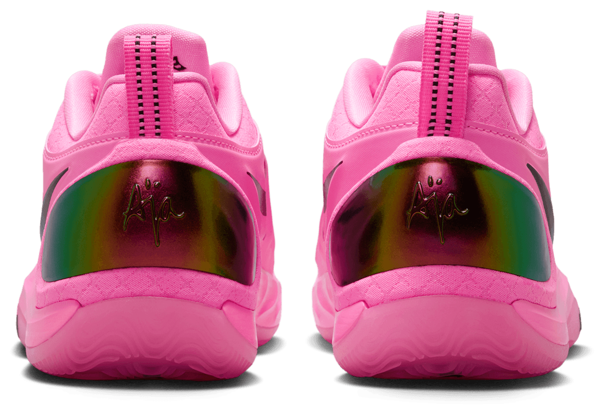 Nike A'ja Two 童款 - Black/Pink/A Pink - Image 3