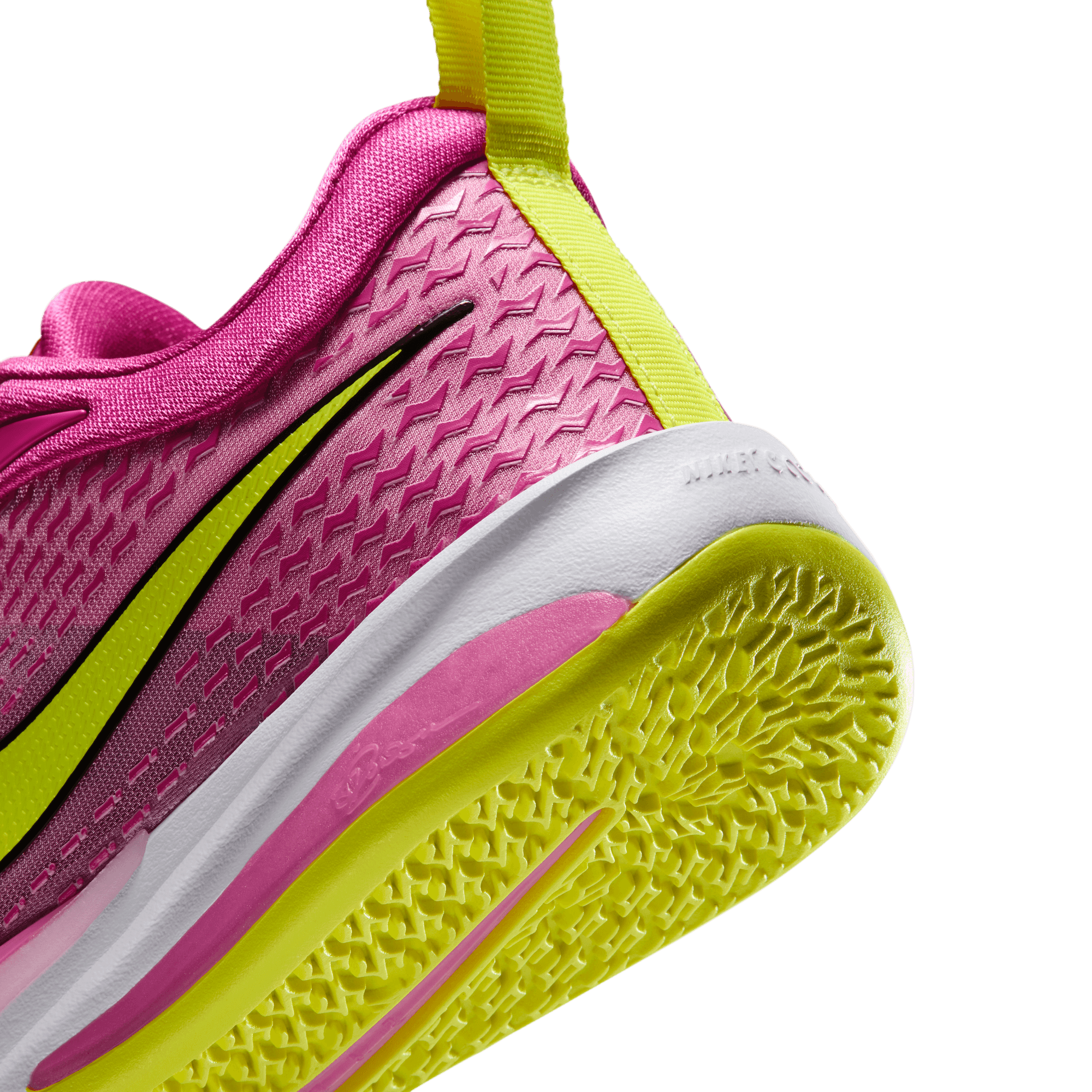 Nike Sabrina 4 童款 - Pink Rise/Lemon Venom/Desert Pink - Image 8