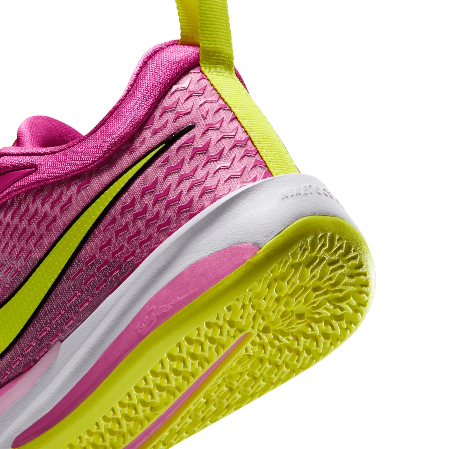 Nike Sabrina 4 童款 - Pink Rise/Lemon Venom/Desert Pink - Image 8