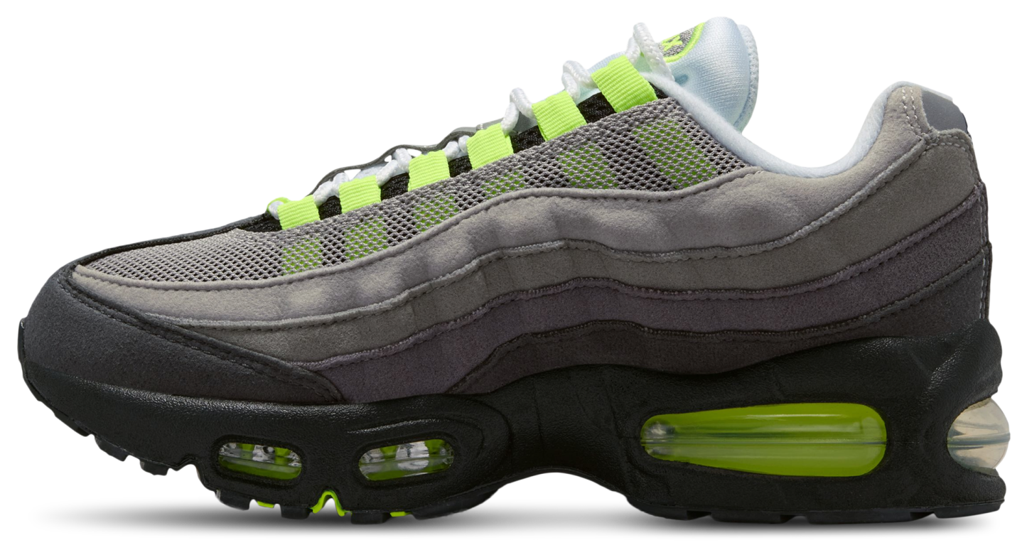 Nike Air Max 95 童款 - Black/Neon Yellow/Anthracite - Image 2