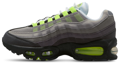 Nike Air Max 95 童款 - Black/Neon Yellow/Anthracite - Image 2