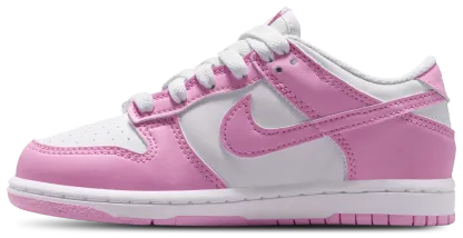 Nike Dunk Low N 童款 - Pink Rise/White - Image 2