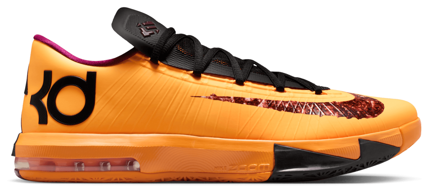 Nike KD VI - Laser Orange/Raspberry Red/Black - Image 1