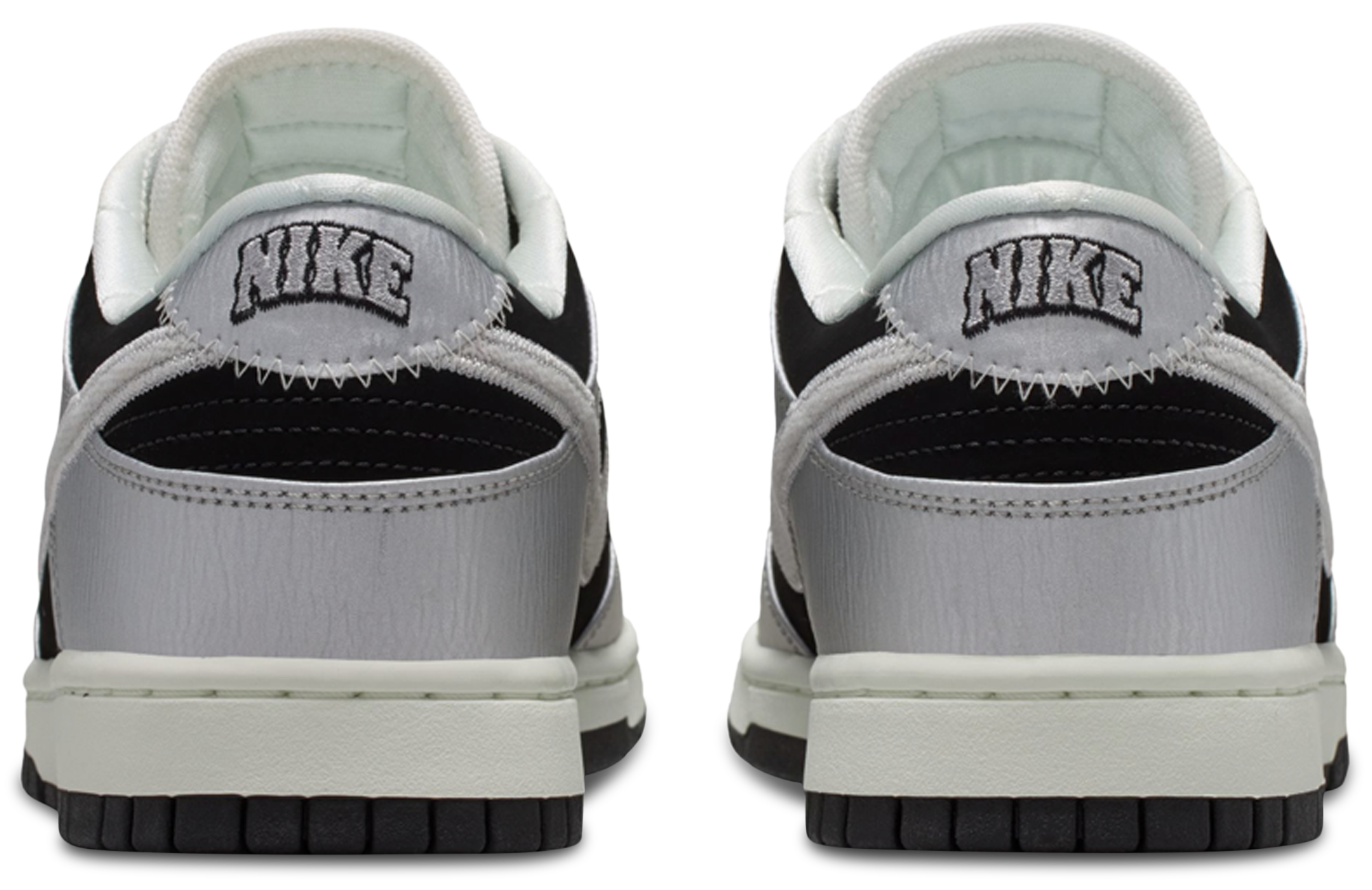 Nike Dunk Low - Black/Silver/Red - Image 3