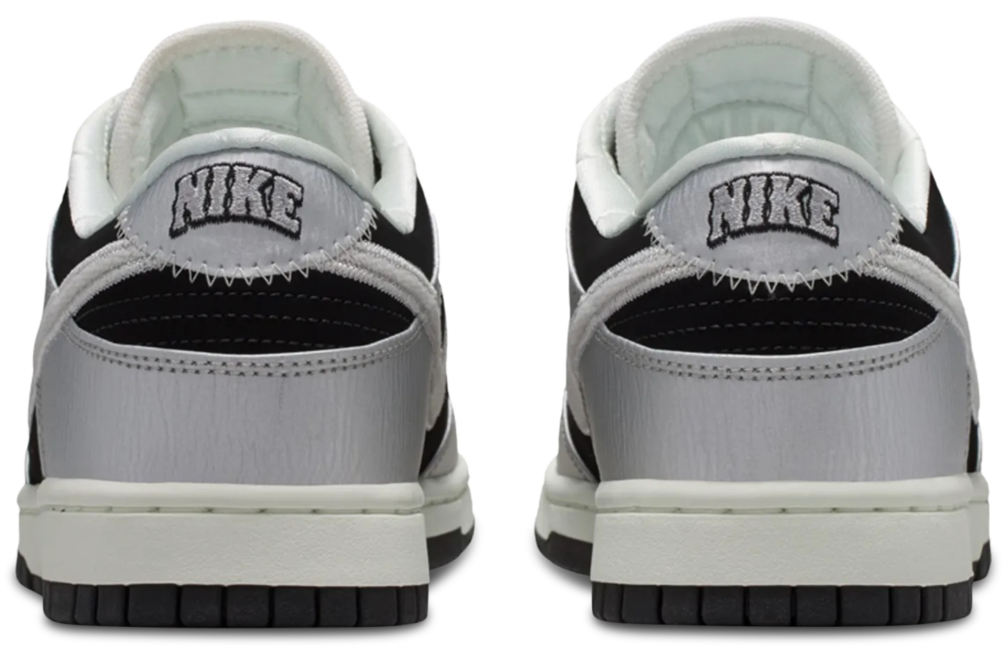 Nike Dunk Low - Black/Silver/Red - Image 3