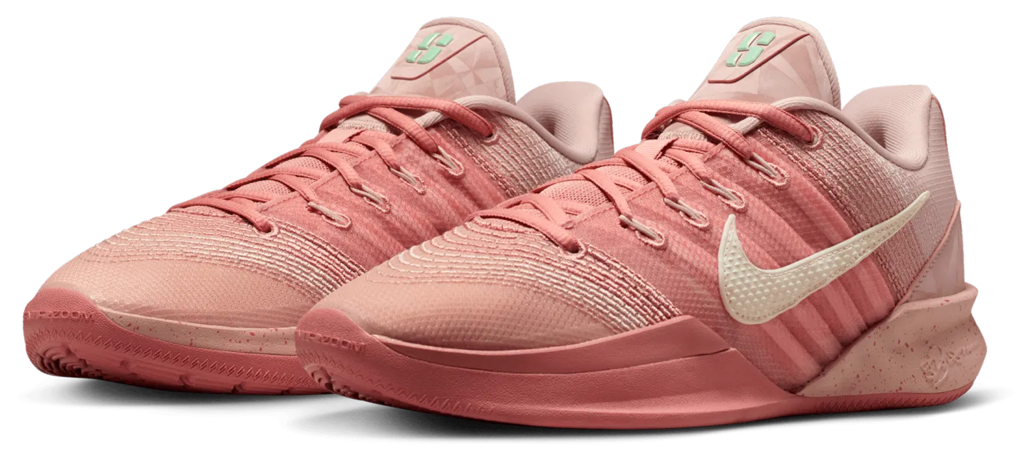 Nike Sabrina 3 - Red Stardust/Pink Oxford/Coconut Milk - Image 6
