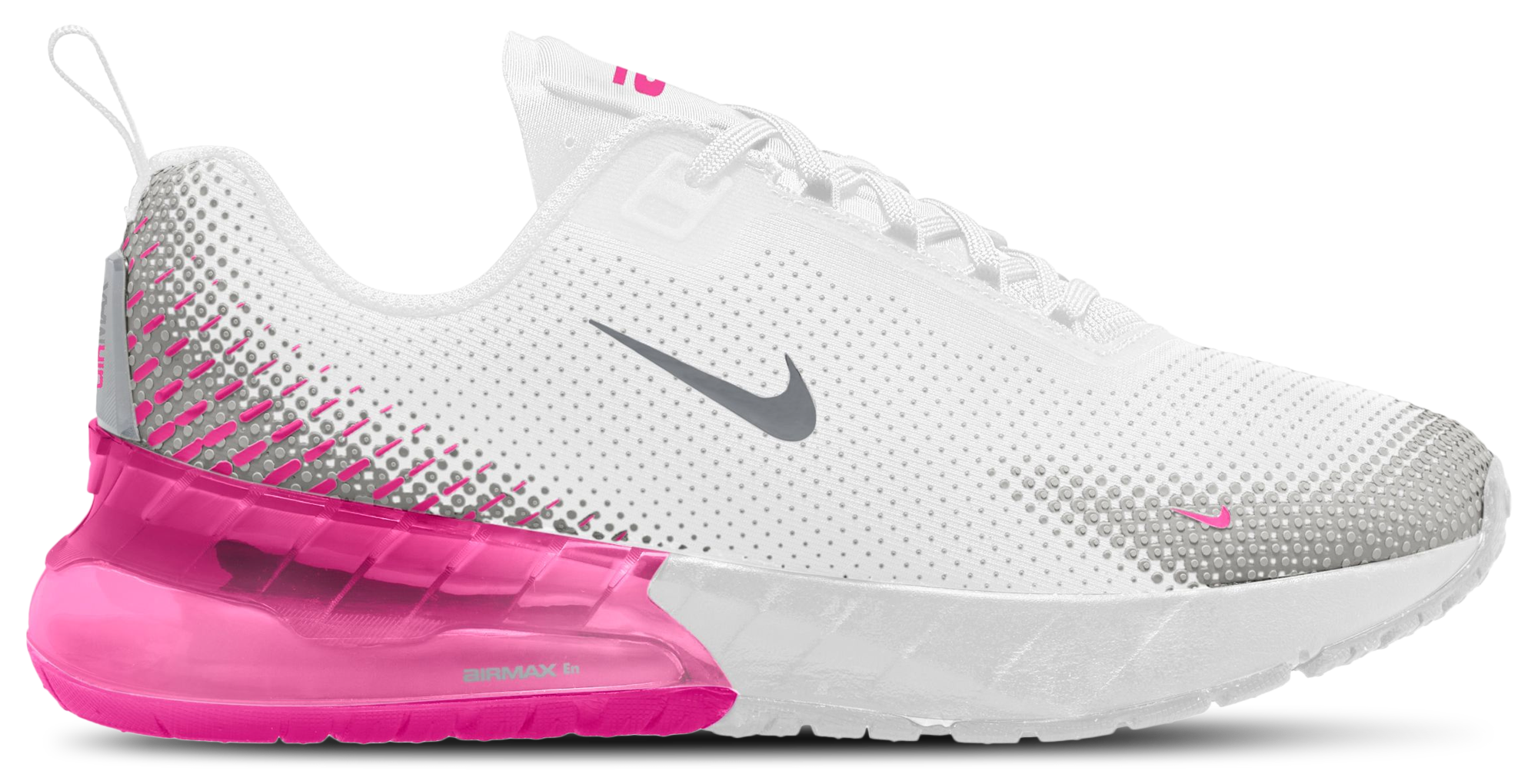 Nike Air Max Phoenix 童款 - White/Laser Fuchsia - Image 1