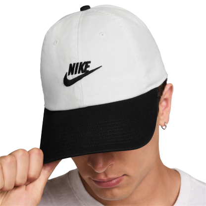 Nike Club H86 Adjustable Cap - White/Black - Image 4