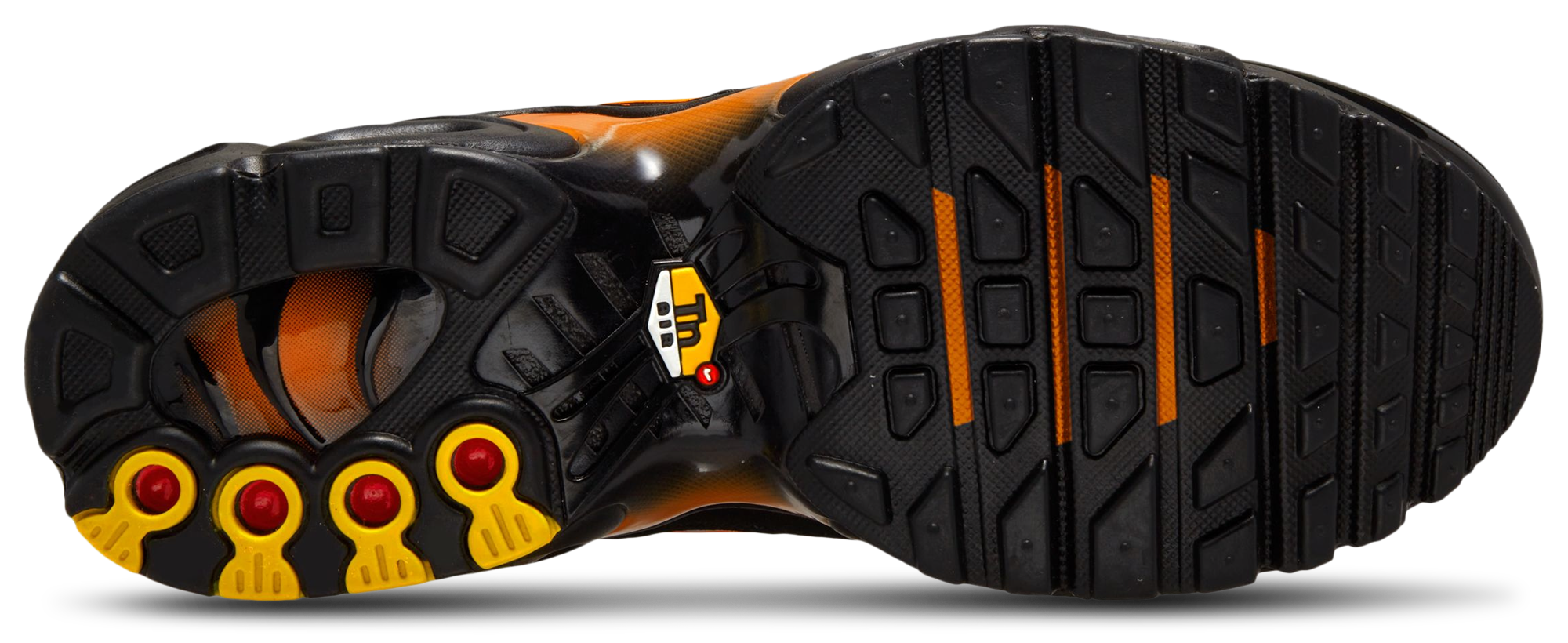 Nike Air Max Plus 童款 - Black/Total - Image 4