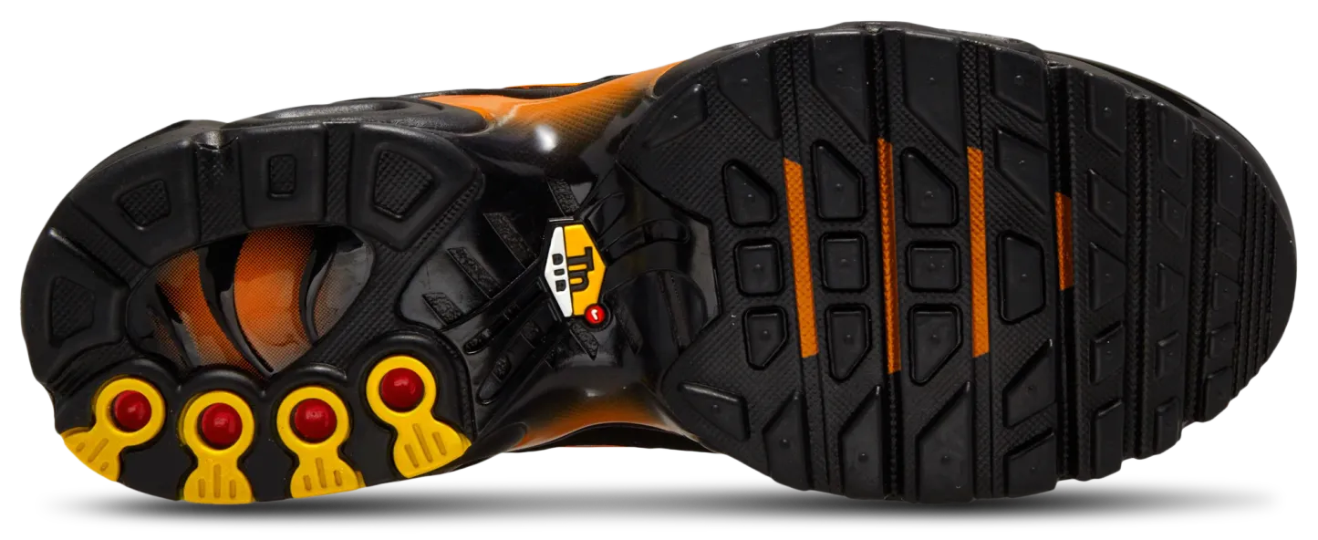 Nike Air Max Plus 童款 - Black/Total - Image 4
