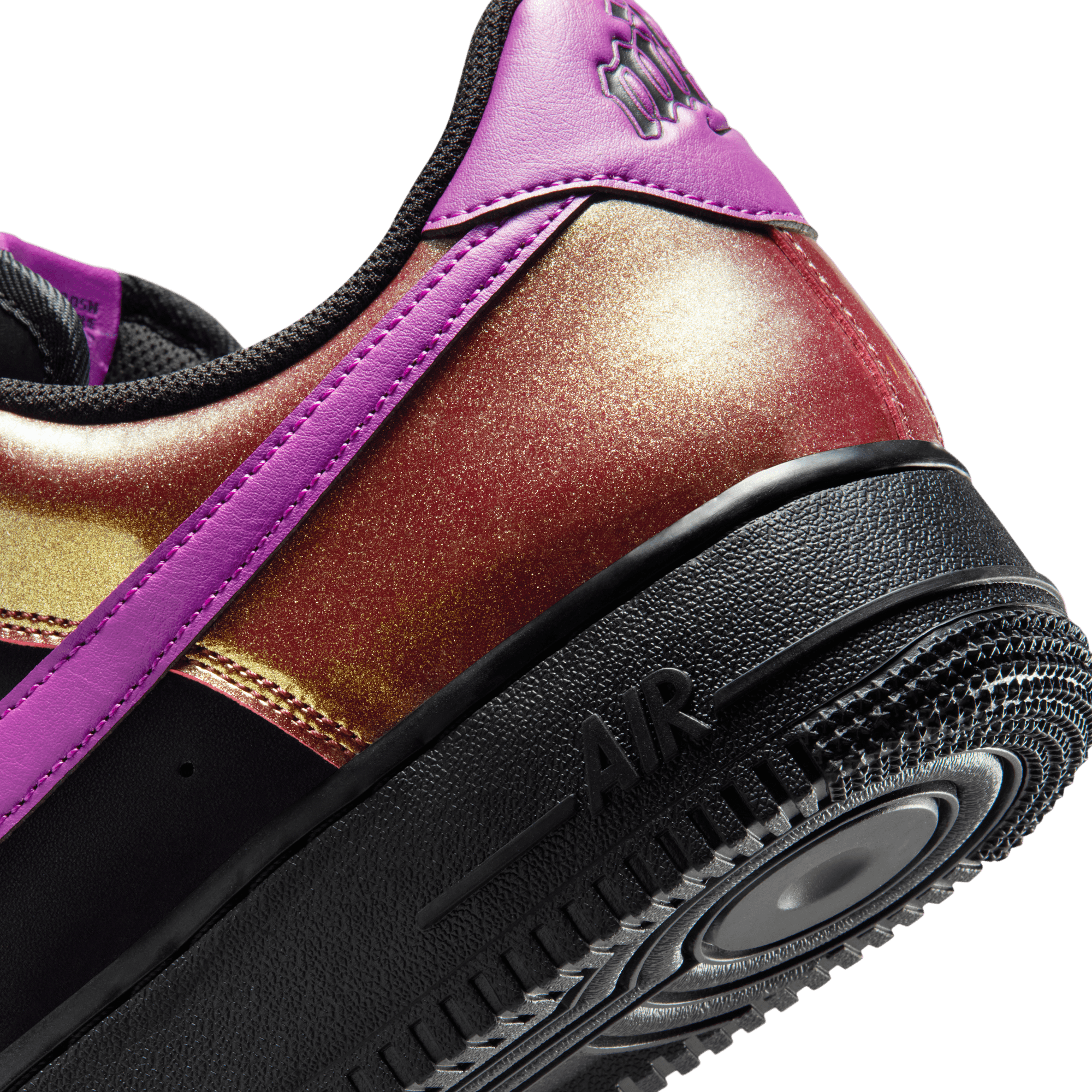 Nike Air Force 1 '07 LV8 - Men's - Gold/Black/Bold Berry - Image 8