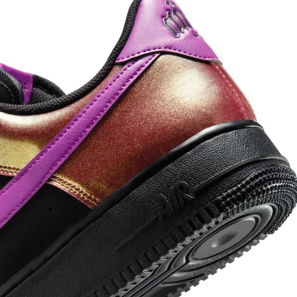 Nike Air Force 1 '07 LV8 - Men's - Gold/Black/Bold Berry - Image 8