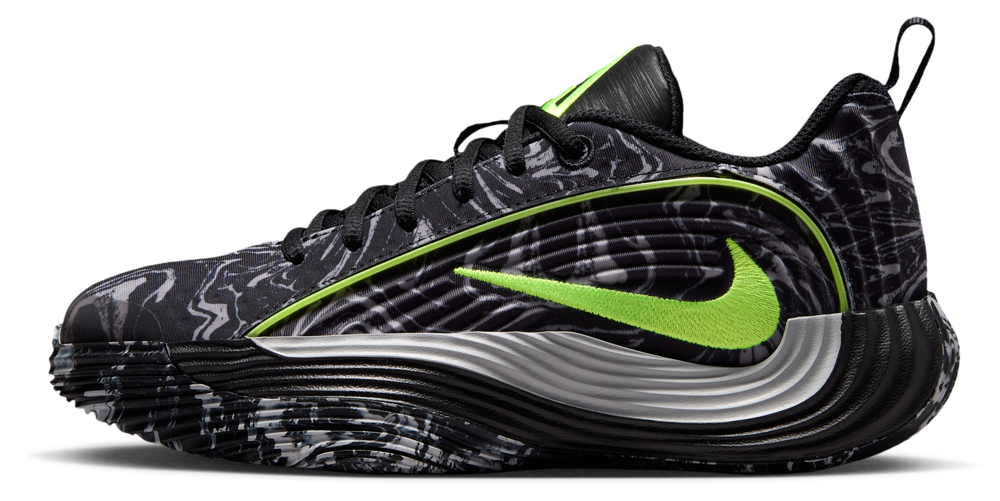 Nike Giannis Immortality 5 童款 - Black/Volt/Light Smoke Grey - Image 2
