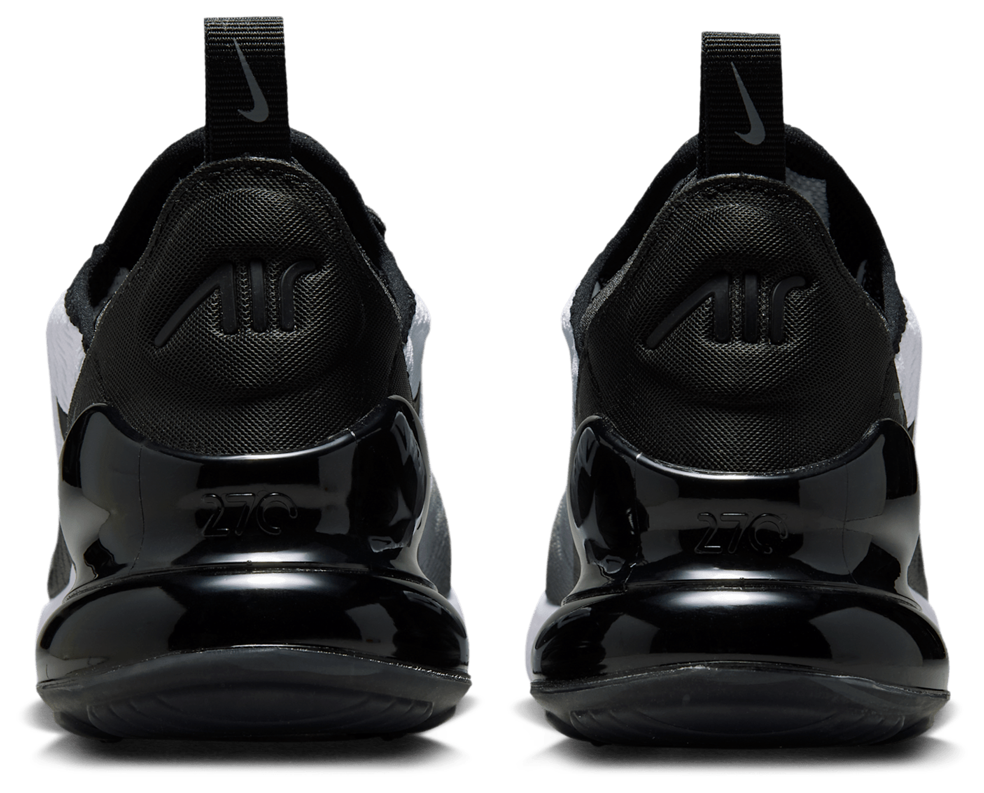 Nike Air Max 270 童款 - Black/Black/White - Image 3