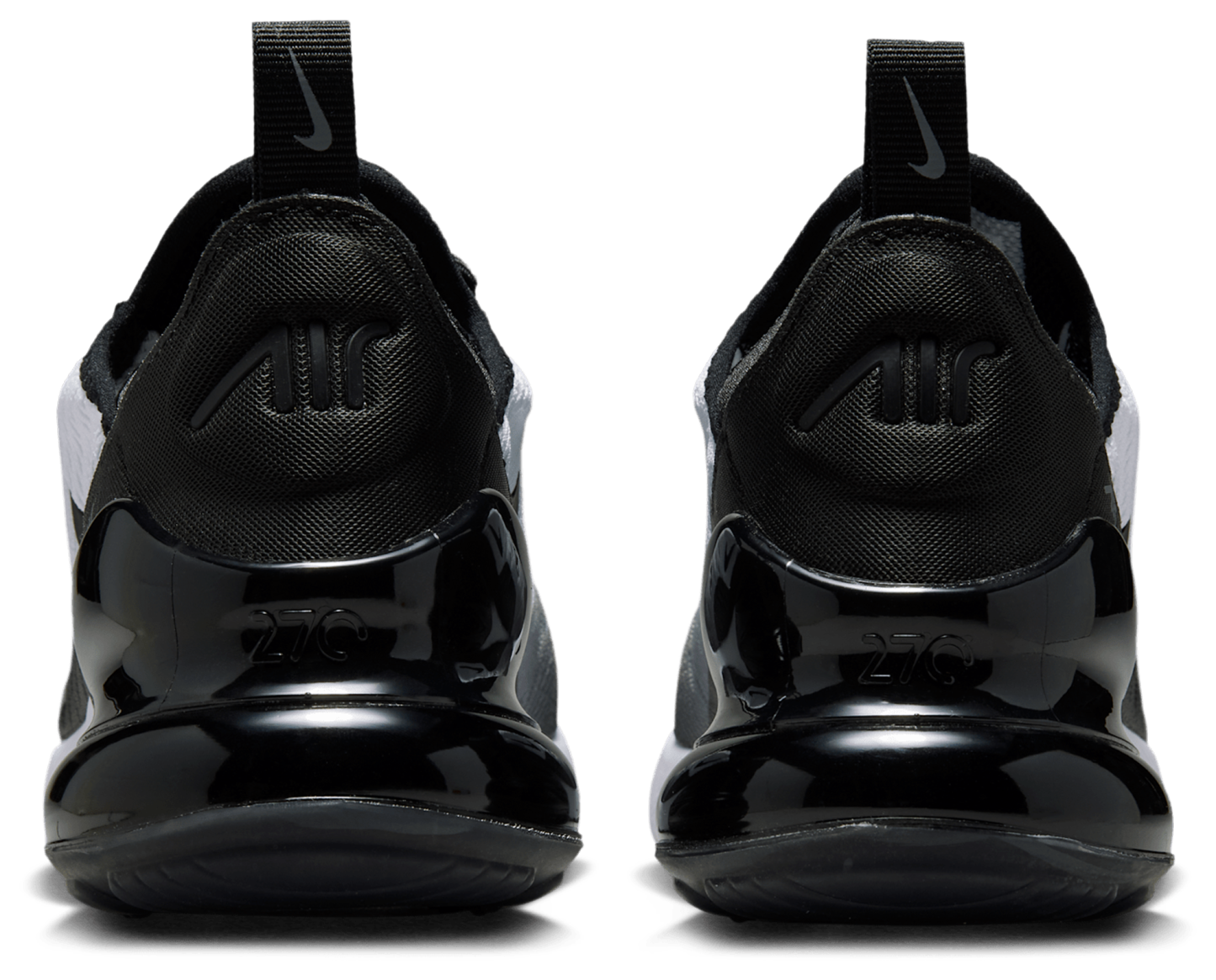 Nike Air Max 270 童款 - Black/Black/White - Image 3