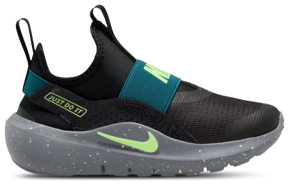 Nike Flex Runner 4 SE 童款 - Barely Volt/Black/Witches Brew - Image 1