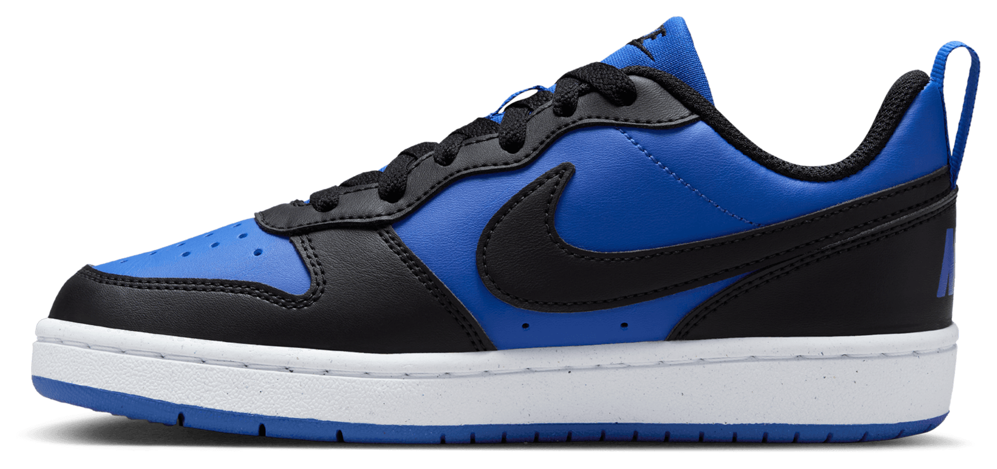 Nike Court Borough Low Recraft 童款 - White/Game Royal/Black - Image 3