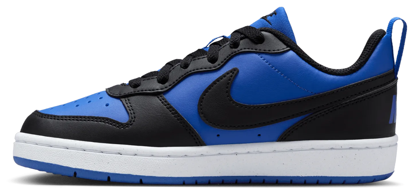 Nike Court Borough Low Recraft 童款 - White/Game Royal/Black - Image 3