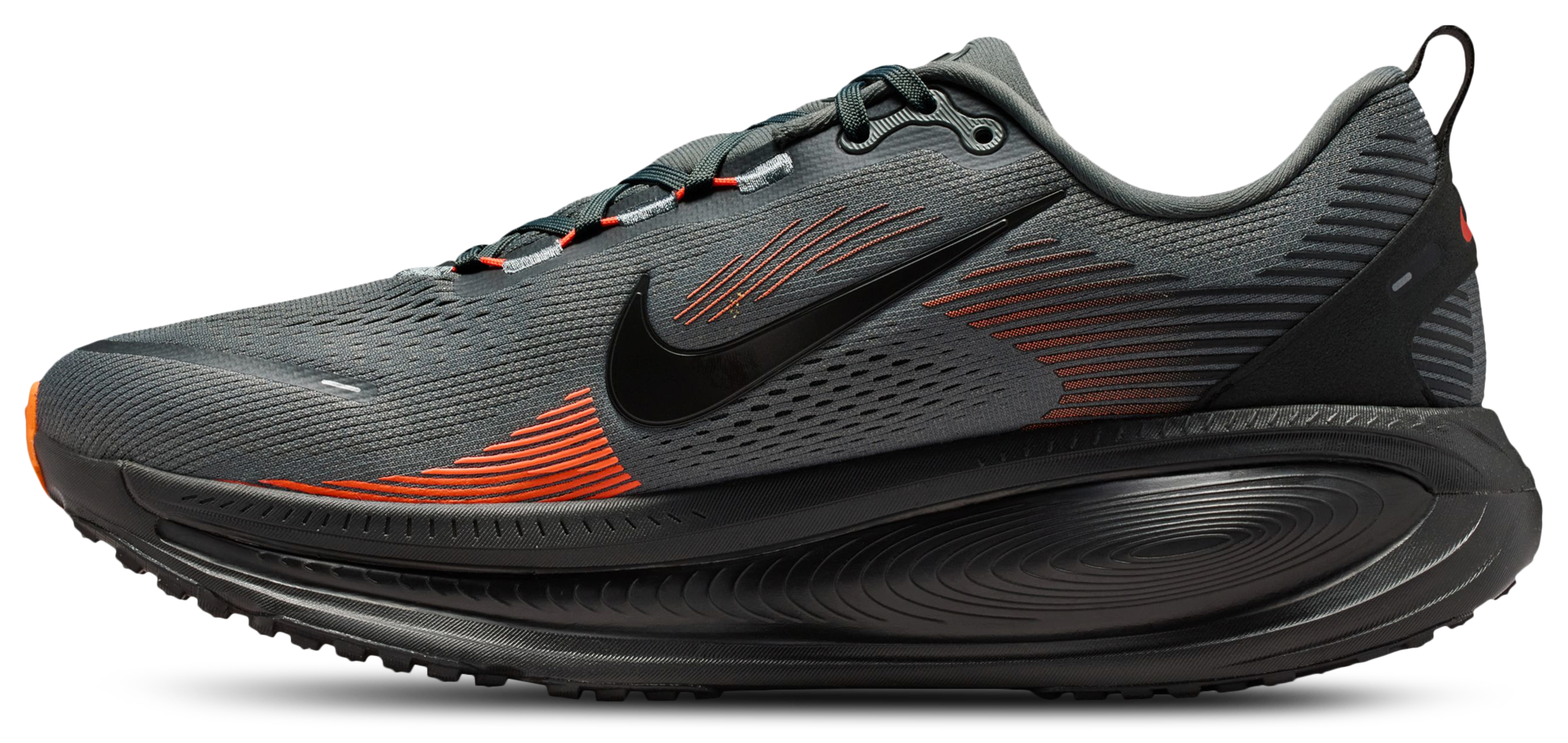 Nike Vomero 18 - Smoke Grey/Black/Orange - Image 2