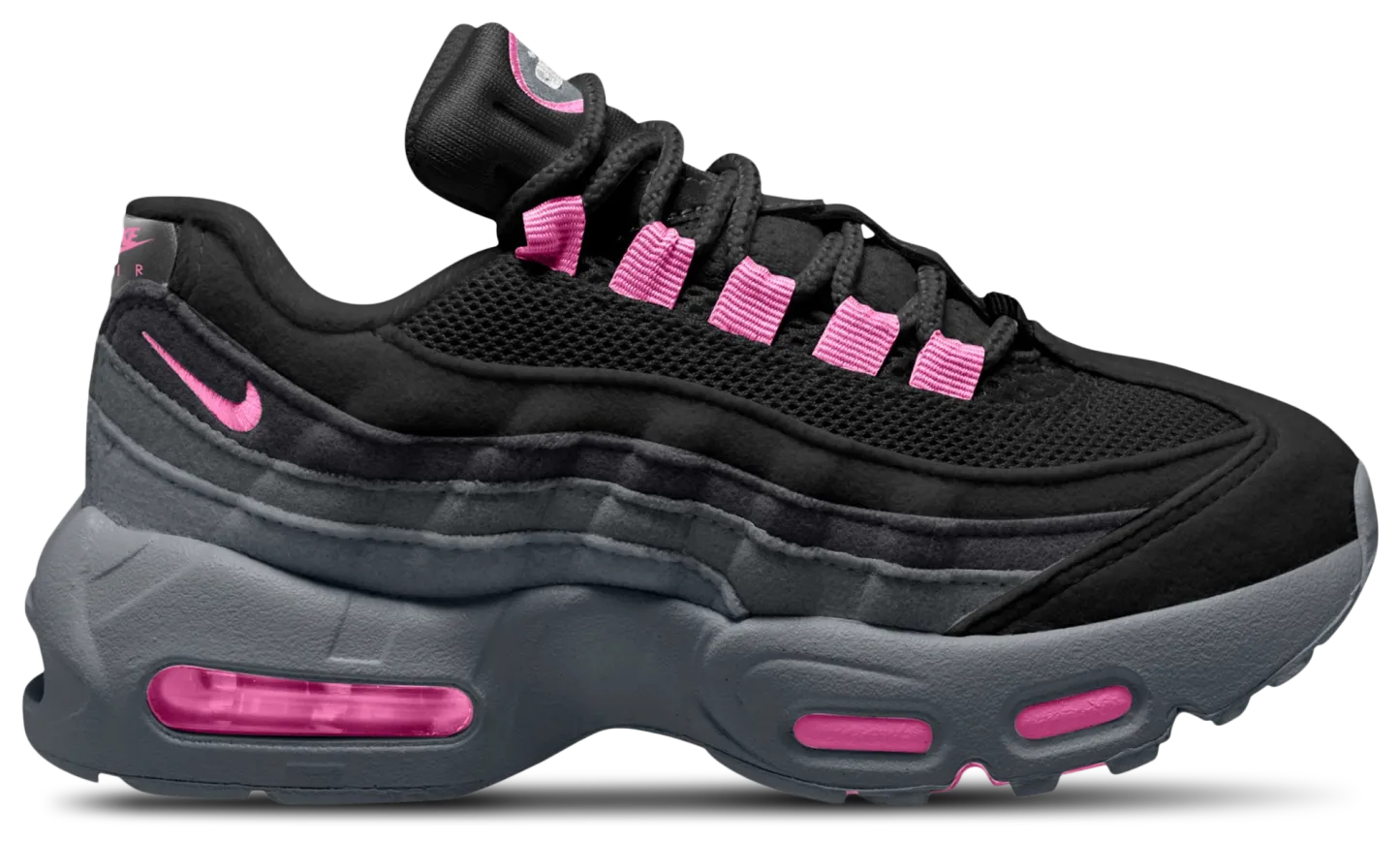 Nike Air Max 95 童款 - Playful Pink/Cool Gray/Black - Image 1