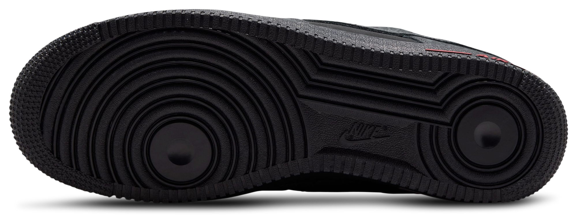 Nike Air Force 1 Low LE - Black/Tough Red/Dark Smoke Grey - Image 5