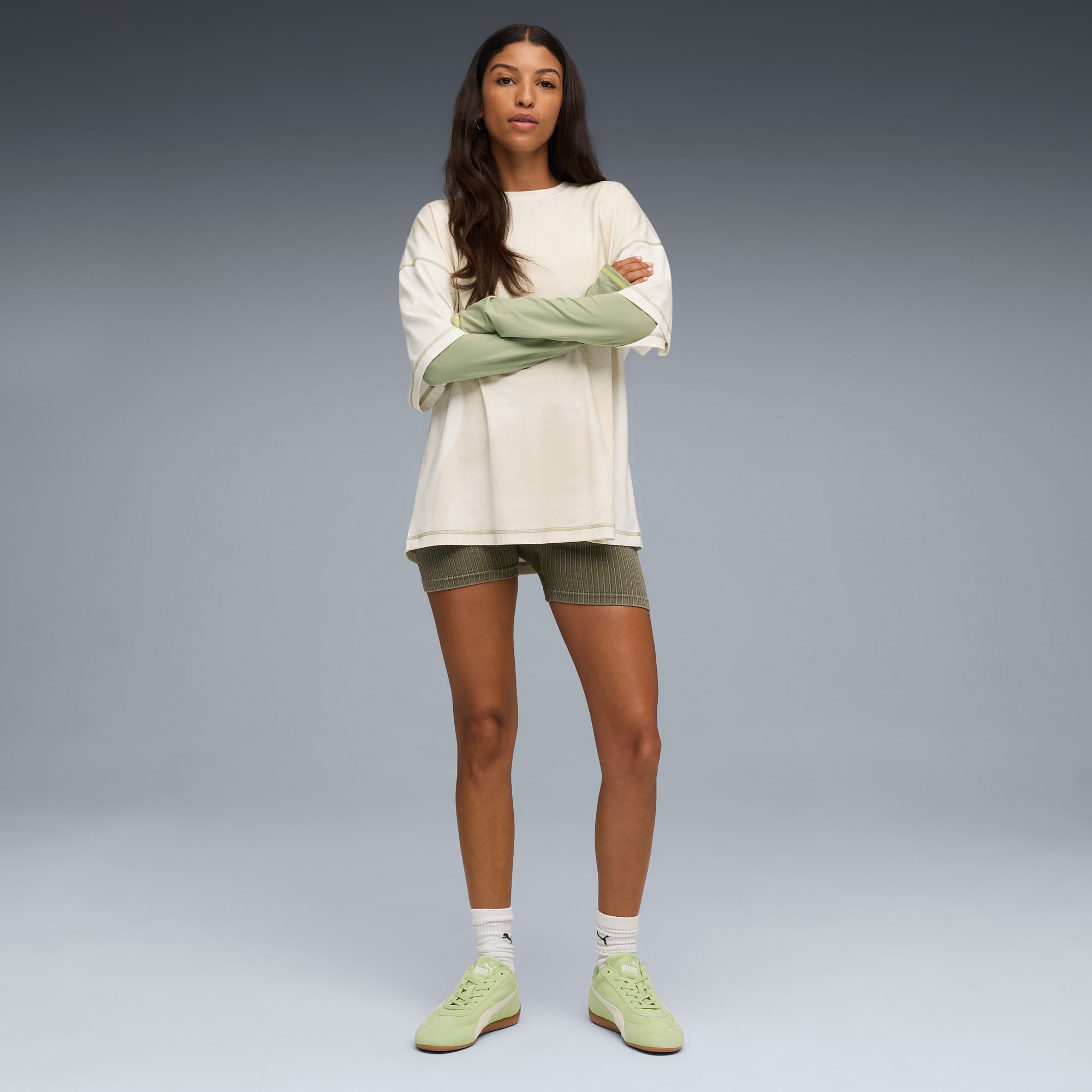 Speedcat OG Sneakers - Pistachio Green-Warm White - 2