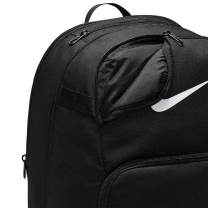 Nike Brasilia XL Backpack X - Black/Black/White - Image 5